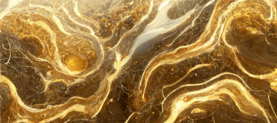 Gold marble effect abstract image